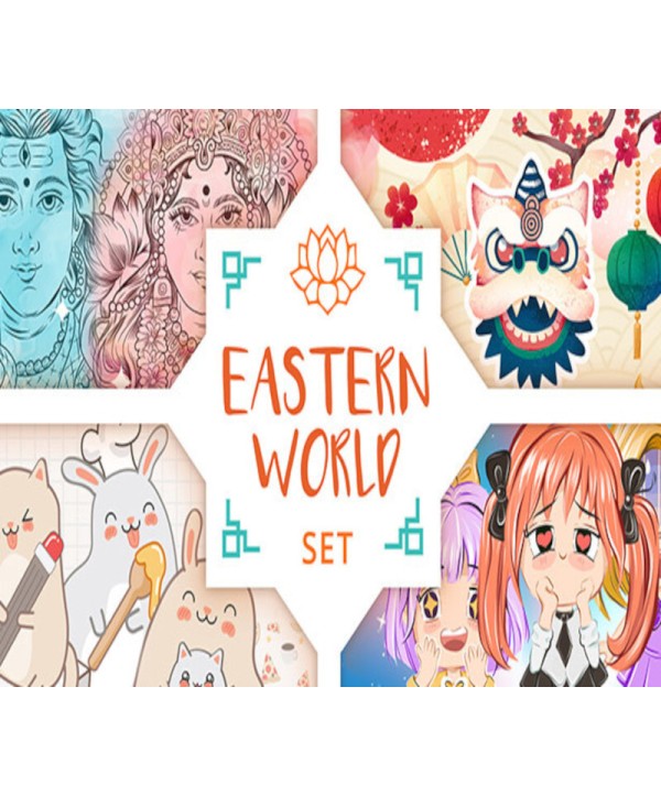 Movavi Video Editor Plus 2022 - Eastern World Set DLC Steam Key GLOBAL
